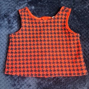 Janie and jack Houndstooth top